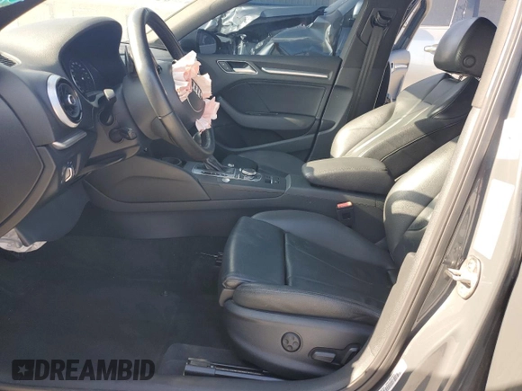 2017 Audi A3 Sedan Premium Plus with VIN WAUGUGFF8H1028039, listed as a Copart auction lot 66107374 with 87,625 mi miles and Clean Title. Bid and sale history available at carsss.com. Image 7.