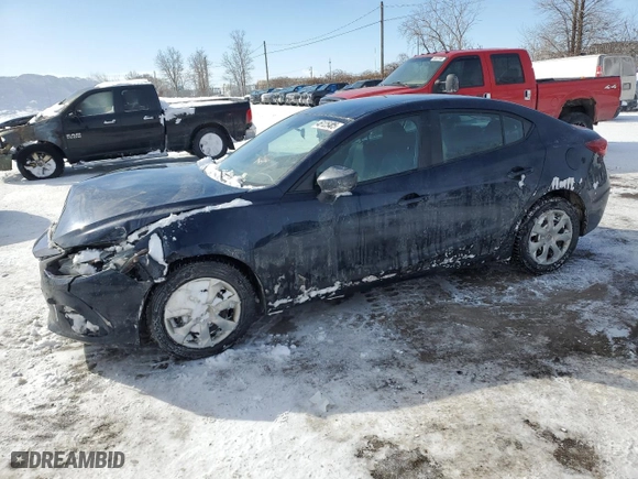 2016 Mazda Mazda3 i Sport with VIN 3MZBM1U70GM294661, listed as a Copart auction lot 46125405 with 130,879 mi miles and Salvage Title. Bid and sale history available at carsss.com. Image 1.