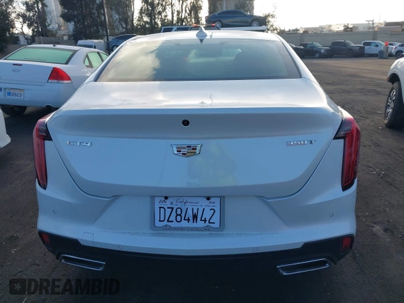 2024 Cadillac CT4 Premium Luxury with VIN 1G6DB5RK8R0131948, listed as a IAAI auction lot 41934270 with 558 mi miles. Bid and sale history available at carsss.com. Image 16.