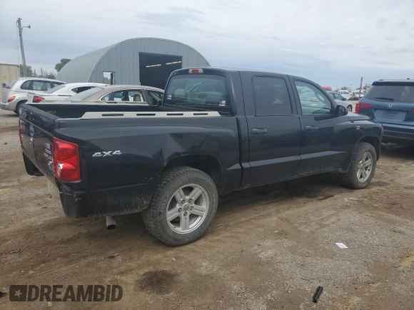 2010 Dodge Dakota SXT with VIN 1D7CW3GP2AS177872, listed as a Copart auction lot 72944174 with 131,777 mi miles and Salvage Title. Bid and sale history available at carsss.com. Image 3.