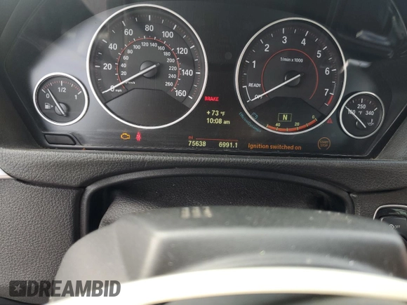 2014 BMW 4 Series 428i xDrive with VIN WBA3T1C59EPS98139, listed as a Copart auction lot 71544564 with 75,638 mi miles and Salvage Title. Bid and sale history available at carsss.com. Image 9.