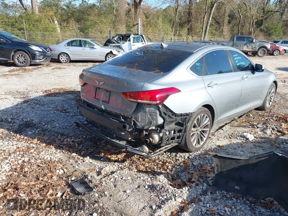 2016 Hyundai Genesis 3.8L z VIN KMHGN4JEXGU131372, wystawiony jako IAAI lot #41091057 z przebiegiem 111 229 mil mil oraz . Historia ofert i sprzedaży dostępna na DreamBid. Obrazek 4.