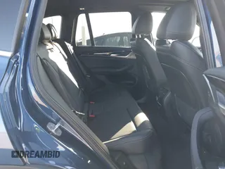 2023 BMW X3 sDrive30i with VIN 5UX43DP05P9P62525, listed as a IAAI auction lot 41377611 with 31,500 mi miles and . Bid and sale history available at DreamBid. Image 8.