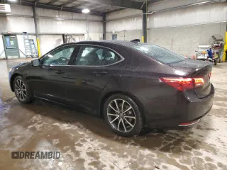 2015 Acura TLX V6 Tech with VIN 19UUB3F5XFA003332, listed as a Copart auction lot 47840065 with 50,201 mi miles and Salvage Title. Bid and sale history available at carsss.com. Image 2.