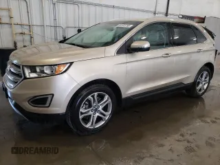 2017 Ford Edge Titanium with VIN 2FMPK4K91HBB80798, listed as a Copart auction lot 54133755 with 92,108 mi miles and Salvage Title. Bid and sale history available at carsss.com. Image 1.