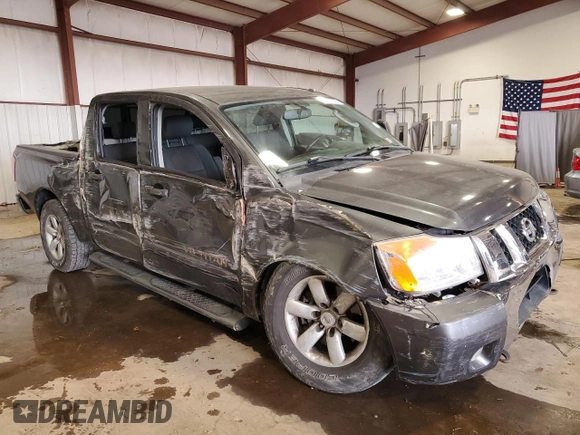 2010 Nissan Titan LE with VIN 1N6AA0EC2AN325657, listed as a Copart auction lot 88307625 with 147,010 mi miles and Salvage Title. Bid and sale history available at carsss.com. Image 4.