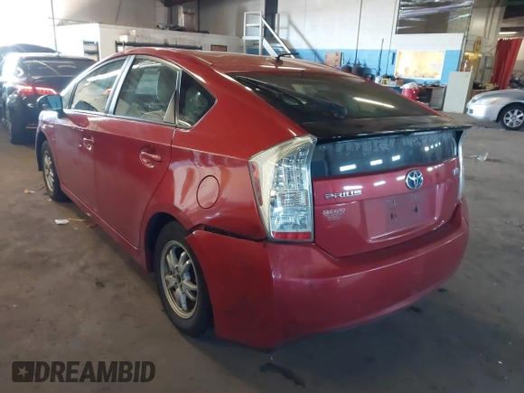 2011 Toyota Prius I with VIN JTDKN3DU7B1453991, listed as a IAAI auction lot 41640443 with 352,481 mi miles. Bid and sale history available at carsss.com. Image 3.