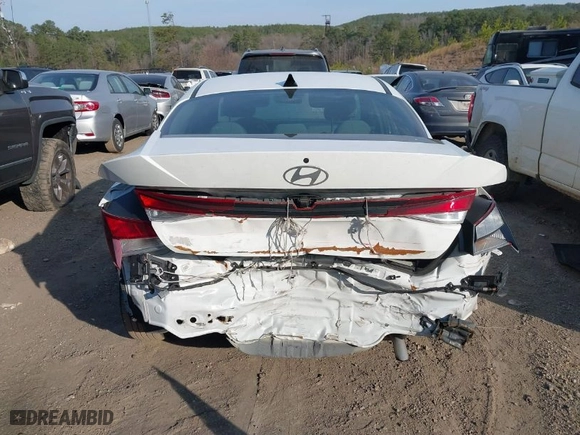 2024 Hyundai Elantra SEL with VIN KMHLM4DG4RU681037, listed as a IAAI auction lot 41662196 with 10,390 mi miles. Bid and sale history available at carsss.com. Image 16.