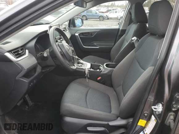 2021 Toyota RAV4 Hybrid LE with VIN 4T3MWRFV7MU048703, listed as a Copart auction lot 44434375 with 30,443 mi miles and Salvage Title. Bid and sale history available at carsss.com. Image 7.
