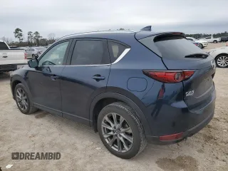2021 Mazda CX-5 Signature with VIN JM3KFBEY9M0343758, listed as a Copart auction lot 46469785 with 41,757 mi miles and Salvage Title. Bid and sale history available at carsss.com. Image 2.
