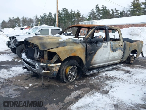 2018 Ram 2500 Laramie with VIN 3C6UR5FLXJG240425, listed as a IAAI auction lot 41553222 with Not provided miles and . Bid and sale history available at DreamBid. Image 2.