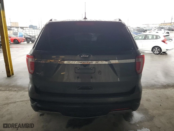 2019 Ford Explorer XLT with VIN 1FM5K7D88KGA52040, listed as a Copart auction lot 47555125 with 92,669 mi miles and Salvage Title. Bid and sale history available at carsss.com. Image 6.