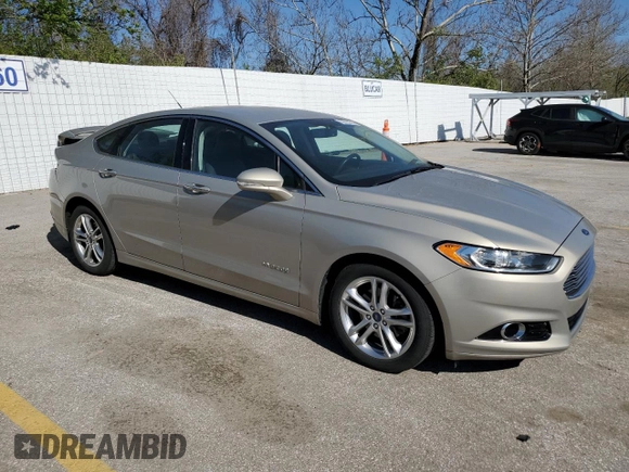 2016 Ford Fusion Titanium Hybrid with VIN 3FA6P0RU0GR153294, listed as a Copart auction lot 52723515 with 117,570 mi miles and Salvage title. Bid and sale history available at DreamBid. Image 4.