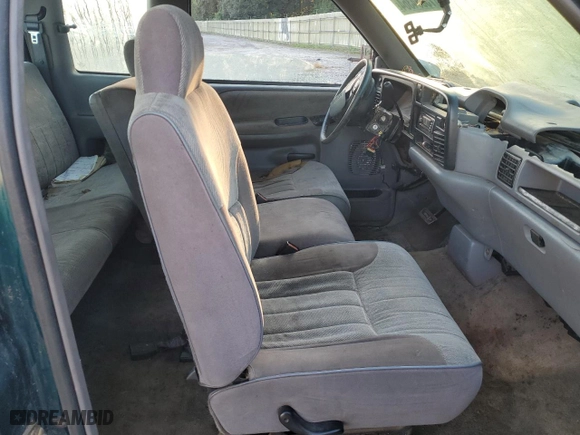 1996 Dodge Ram 1500 with VIN 3B7HC13Y3TG182715, listed as a Copart auction lot 75894364 with 195,503 mi miles and Salvage Title. Bid and sale history available at carsss.com. Image 7.