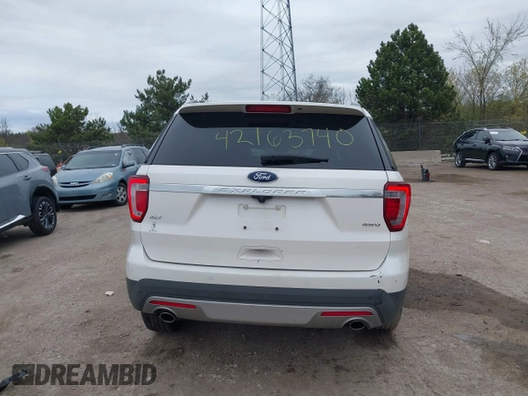 2017 Ford Explorer XLT with VIN 1FM5K8D81HGD96887, listed as a IAAI auction lot 42163740 with 91,413 mi miles and . Bid and sale history available at DreamBid. Image 16.