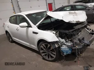 2015 Kia Optima SX with VIN 5XXGR4A74FG487895, listed as a IAAI auction lot 42111045 with 109,442 mi miles and . Bid and sale history available at DreamBid. Image 1.
