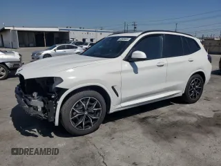 2024 BMW X3 xDrive30i with VIN WBX57DP07RN289427, listed as a Copart auction lot 52605805 with 7,040 mi miles and Salvage Title. Bid and sale history available at DreamBid. Image 1.