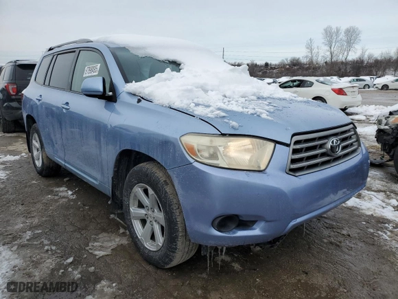 2009 Toyota Highlander with VIN JTEES41A692134006, listed as a Copart auction lot 87898495 with 204,877 mi miles and Salvage Title. Bid and sale history available at carsss.com. Image 4.