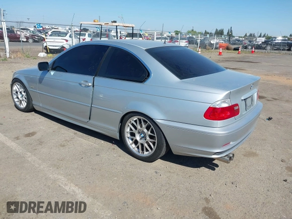 2000 BMW 3 Series 323Ci with VIN WBABM3346YJN63358, listed as a IAAI auction lot 42177145 with 25,361 mi miles and . Bid and sale history available at carsss.com. Image 3.