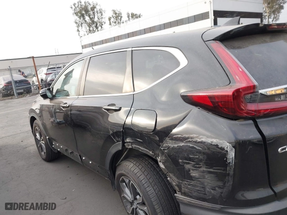 2020 Honda CR-V EX with VIN 2HKRW1H50LH420585, listed as a IAAI auction lot 41254606 with 40,057 mi miles. Bid and sale history available at carsss.com. Image 3.