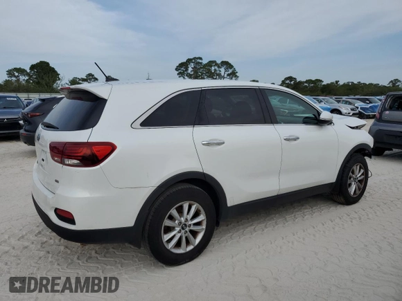 2020 Kia Sorento L with VIN 5XYPG4A3XLG657641, listed as a Copart auction lot 53758455 with 156,675 mi miles and Non Repairable. Bid and sale history available at DreamBid. Image 3.