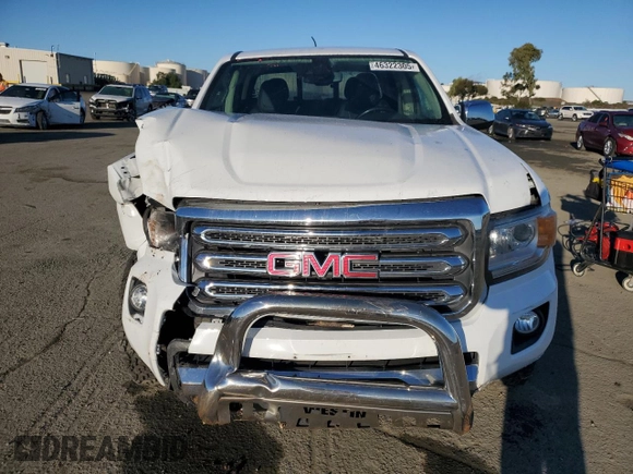 2018 GMC Canyon 4WD SLT z VIN 1GTG6DEN3J1143092, wystawiony jako Copart lot #46322305 z przebiegiem 64 599 mil mil oraz Szkoda całkowita • Salvage title. Historia ofert i sprzedaży dostępna na DreamBid. Obrazek 5.
