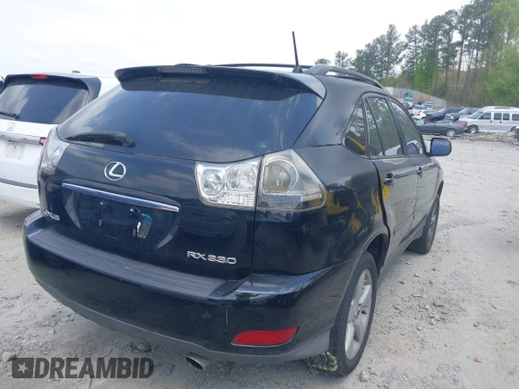 2004 Lexus RX 330 with VIN 2T2GA31U34C014626, listed as a IAAI auction lot 42011803 with 340,828 mi miles and . Bid and sale history available at DreamBid. Image 4.