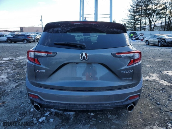 2023 Acura RDX w/A-Spec Package with VIN 5J8TC2H67PL023536, listed as a Copart auction lot 87268614 with 19,972 mi miles and Salvage Title. Bid and sale history available at carsss.com. Image 6.