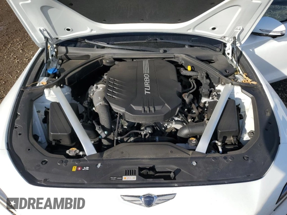 2023 Genesis G70 3.3T with VIN KMTG54TE5PU121061, listed as a Copart auction lot 78875054 with 37,639 mi miles and Salvage Title. Bid and sale history available at DreamBid. Image 11.