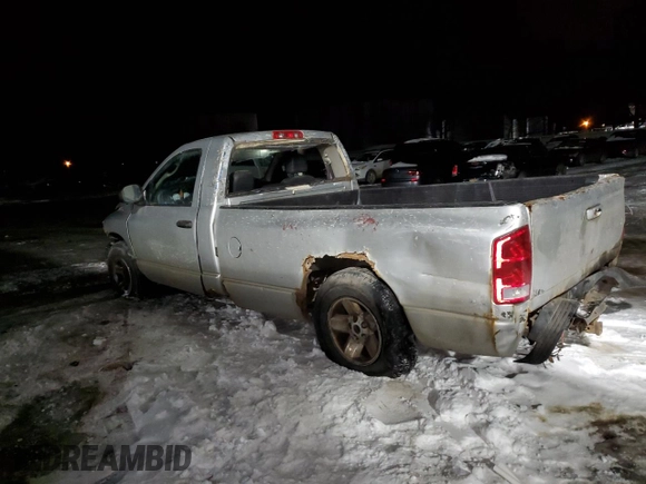 2004 Dodge 1500 ST with VIN 1D7HA16K74J145086, listed as a Copart auction lot 43247255 with Not Provided miles and Salvage Title. Bid and sale history available at DreamBid. Image 2.