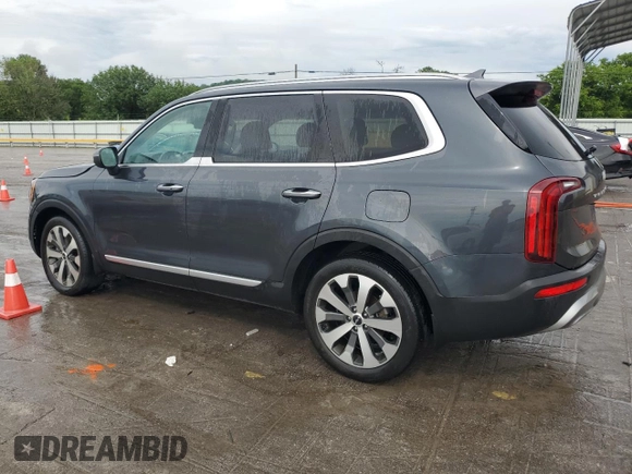 2022 Kia Telluride S with VIN 5XYP64HC3NG304606, listed as a Copart auction lot 60251245 with 33,514 mi miles and Salvage title. Bid and sale history available at DreamBid. Image 2.