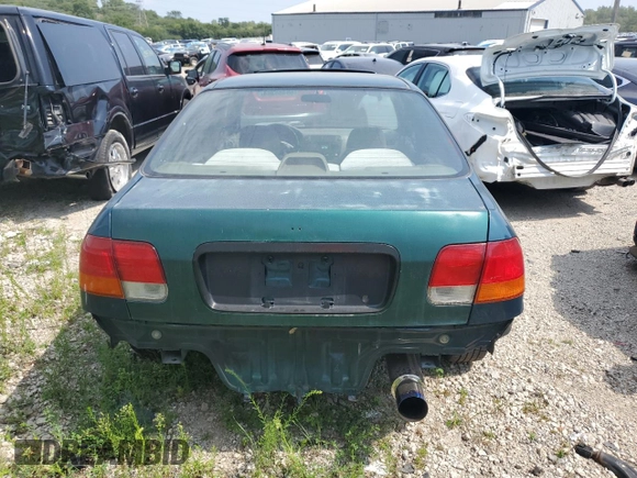 1998 Honda Civic EX with VIN 2HGEJ8549WH614855, listed as a Copart auction lot 66486384 with 100,465 mi miles and Salvage Title. Bid and sale history available at carsss.com. Image 6.