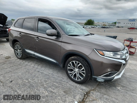 2016 Mitsubishi Outlander SE with VIN JA4AD3A36GZ022121, listed as a Copart auction lot 58557755 with 168,029 mi miles and Clean title. Bid and sale history available at DreamBid. Image 4.
