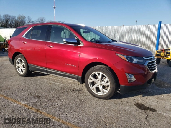 2018 Chevrolet Equinox Premier with VIN 3GNAXMEV2JS564813, listed as a Copart auction lot 52710195 with 70,042 mi miles and Salvage Title. Bid and sale history available at carsss.com. Image 4.