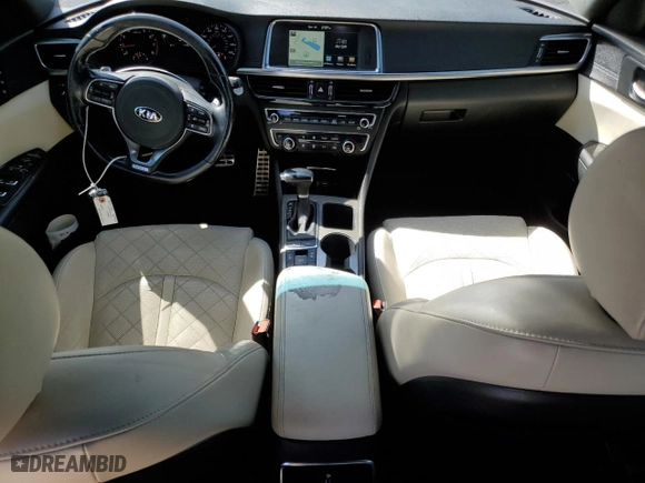2016 Kia Optima SXL Turbo with VIN 5XXGV4L25GG015803, listed as a Copart auction lot 52514325 with 113,667 mi miles and Salvage Title. Bid and sale history available at carsss.com. Image 8.