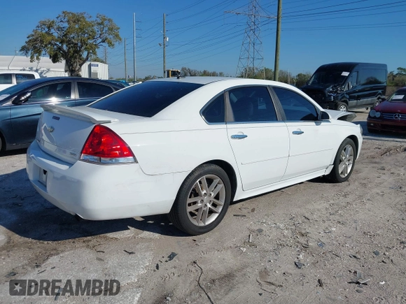2016 Chevrolet Impala LTZ z VIN 2G1WC5E35G1152073, wystawiony jako IAAI lot #41675906 z przebiegiem 103 104 mil mil oraz . Historia ofert i sprzedaży dostępna na DreamBid. Obrazek 4.