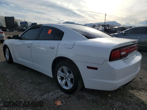 2012 Dodge Charger SE with VIN 2C3CDXBG2CH298060, listed as a Copart auction lot 44025974 with Not Provided miles and Salvage Title. Bid and sale history available at DreamBid. Image 2.