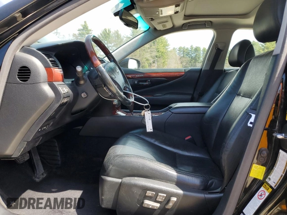 2012 Lexus LS 460 with VIN JTHCL5EF0C5015098, listed as a Copart auction lot 52645535 with 156,900 mi miles and Clean title. Bid and sale history available at DreamBid. Image 7.