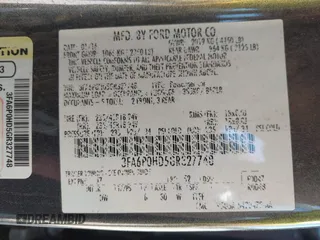 2016 Ford Fusion SE с VIN 3FA6P0HD5GR327748, выставлен на аукционе IAAI как лот 42254443 с пробегом 170 596 миль миль и . История ставок и продаж доступна на DreamBid. Изображение 9.