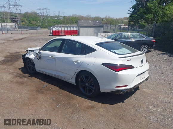 2023 Acura Integra w/A-Spec Package z VIN 19UDE4H30PA018500, wystawiony jako IAAI lot #42095571 z przebiegiem 26 363 mil mil oraz . Historia ofert i sprzedaży dostępna na DreamBid. Obrazek 3.