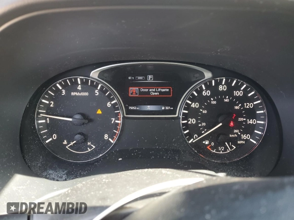 2020 Nissan Pathfinder Platinum with VIN 5N1DR2DM9LC588012, listed as a Copart auction lot 55823095 with 75,052 mi miles and Salvage title. Bid and sale history available at DreamBid. Image 9.