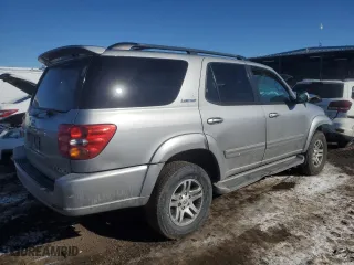 2004 Toyota Sequoia Limited with VIN 5TDBT48A54S215297, listed as a Copart auction lot 42459155 with 202,326 mi miles and Non Repairable. Bid and sale history available at carsss.com. Image 3.