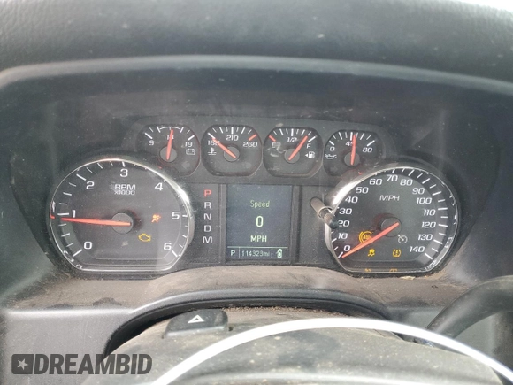 2016 GMC Sierra 1500 with VIN 3GTP1LEC3GG168608, listed as a Copart auction lot 47271005 with 114,323 mi miles and Salvage Title. Bid and sale history available at DreamBid. Image 9.
