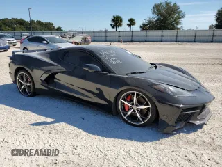 2021 Chevrolet Corvette 3LT with VIN 1G1YC2D43M5114028, listed as a Copart auction lot 77833474 with 34,521 mi miles and Clean Title. Bid and sale history available at carsss.com. Image 4.