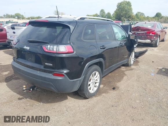 2020 Jeep Cherokee Latitude with VIN 1C4PJMCB0LD564311, listed as a IAAI auction lot 40354878 with 40,001 mi miles. Bid and sale history available at carsss.com. Image 4.