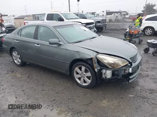 2005 Lexus ES 350 z VIN JTHBA30GX55073602, wystawiony jako IAAI lot #41337392 z przebiegiem 164 551 mil mil oraz . Historia ofert i sprzedaży dostępna na DreamBid. Obrazek 1.