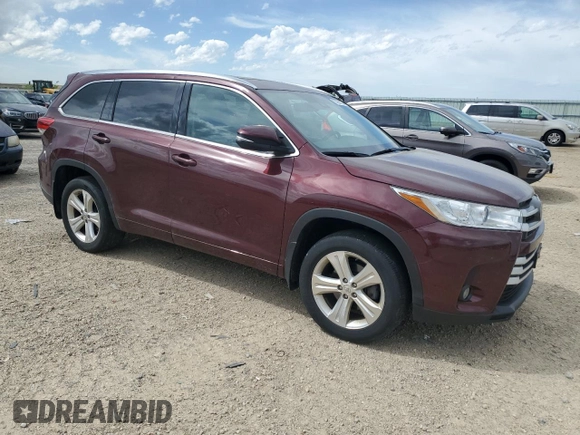 2018 Toyota Highlander SE with VIN 5TDJZRFH3JS494235, listed as a Copart auction lot 57256135 with 69,059 mi miles and Clean title. Bid and sale history available at DreamBid. Image 4.