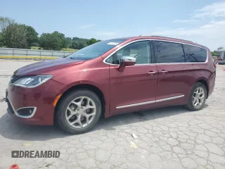 2017 Chrysler Pacifica Limited with VIN 2C4RC1GG9HR531027, listed as a Copart auction lot 62674985 with 98,048 mi miles and Salvage title. Bid and sale history available at DreamBid. Image 1.