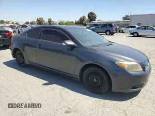 2007 Scion tC Spec with VIN JTKDE177X70170378, listed as a Copart auction lot 60618785 with Not provided miles and Salvage title. Bid and sale history available at DreamBid. Image 4.