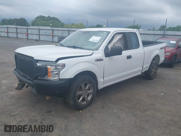 2018 Ford F-150 XL with VIN 1FTEX1EP1JKF66557, listed as a IAAI auction lot 42099567 with 126,516 mi miles and . Bid and sale history available at DreamBid. Image 22.